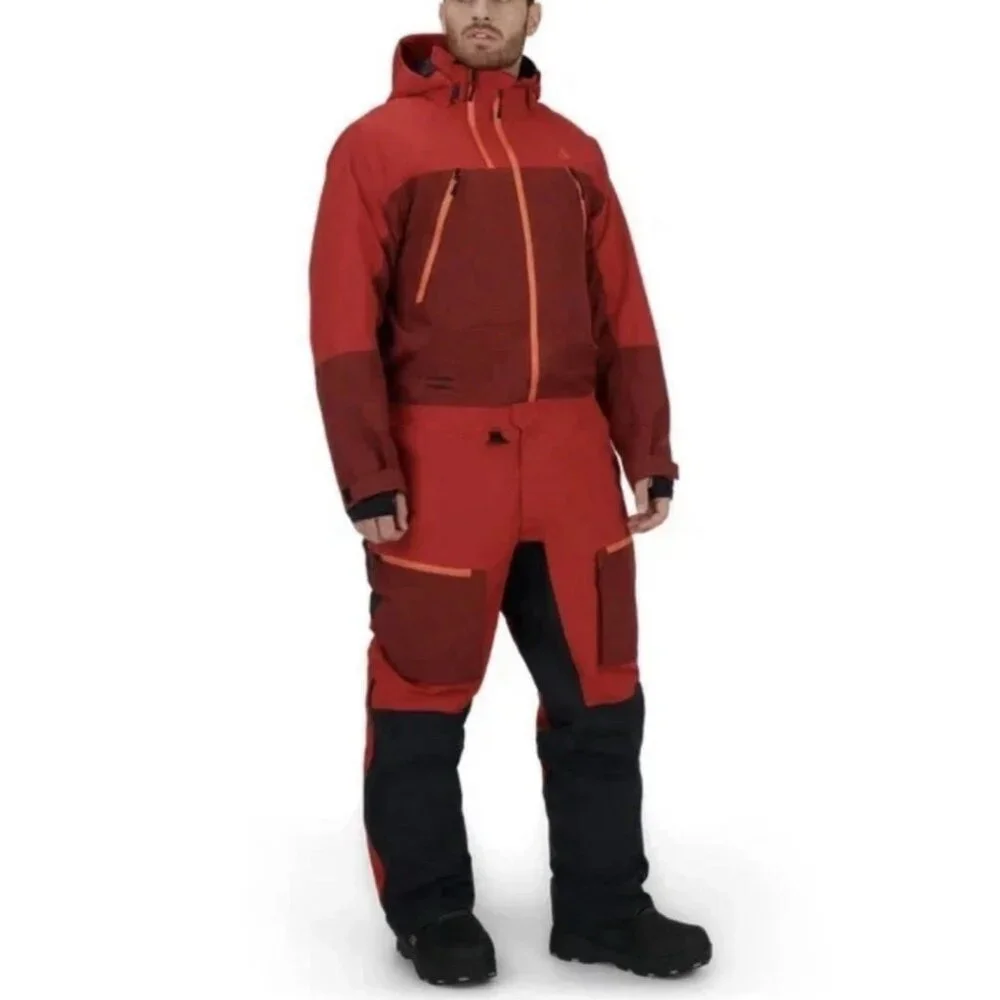 Ski-Doo Snowmobile‎ 440932 Mens BC Kona One-Piece Suit Size 2XL Red Snowmobile